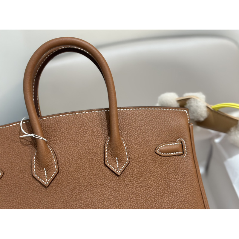 H**mes birkin 25 togo handbag brown