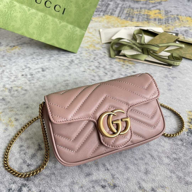 G*u*i marmont extra mini lambskin bag milk tea color