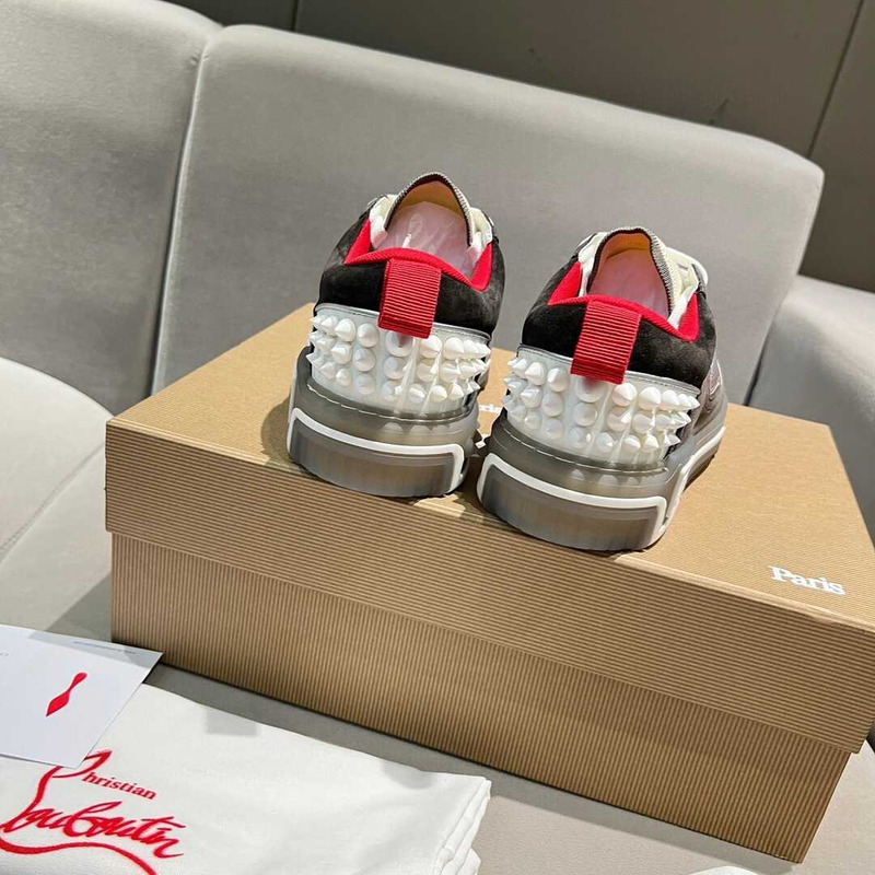 Ch**an louboutin astroloubi lace-up sneakers multicolor