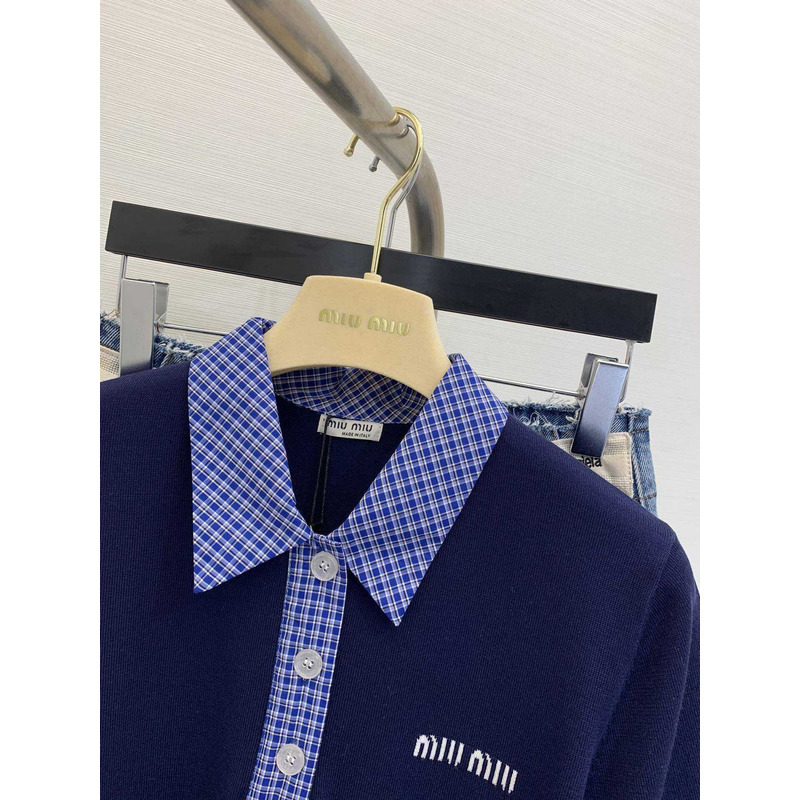 Miu Miu Polo Shirt Blue