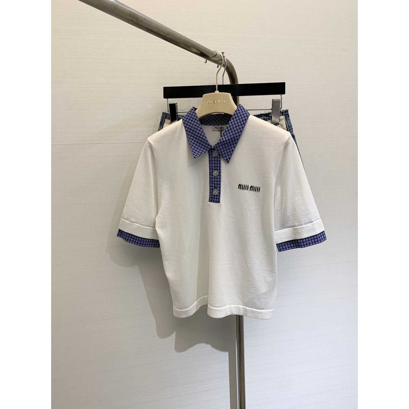 Miu Miu Polo Shirt White