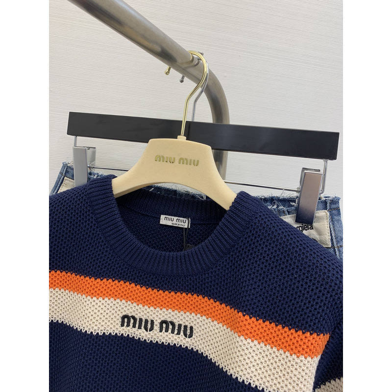 Miu Miu Knit Navy Blue