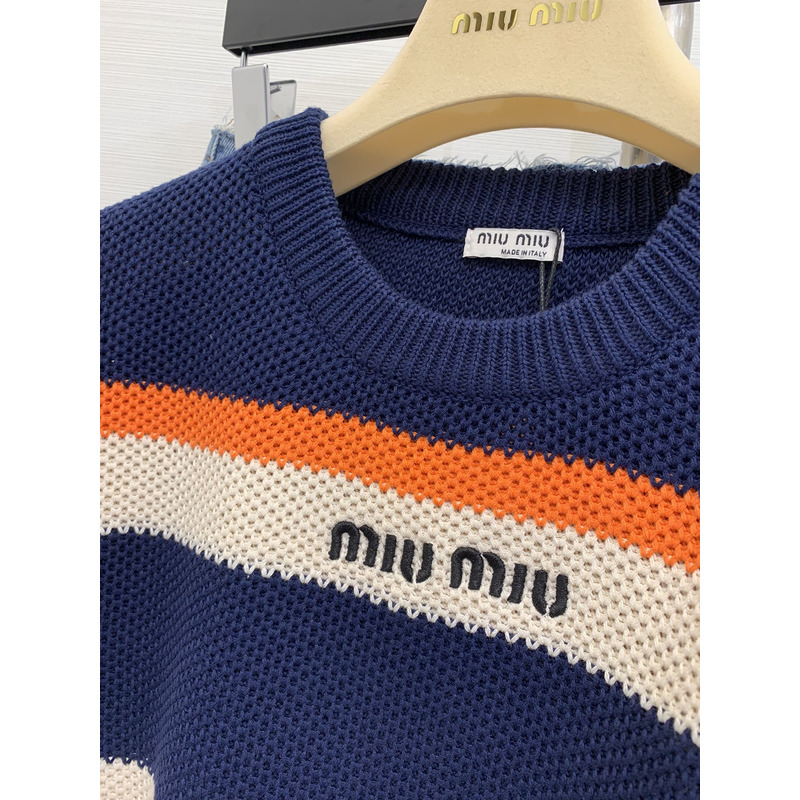 Miu Miu Knit Navy Blue