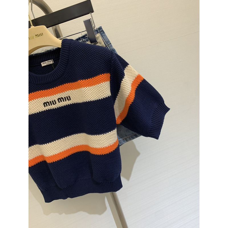 Miu Miu Knit Navy Blue