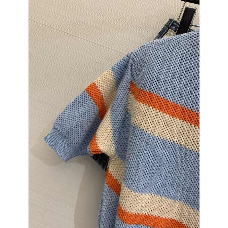 Miu Miu Knit Top Blue