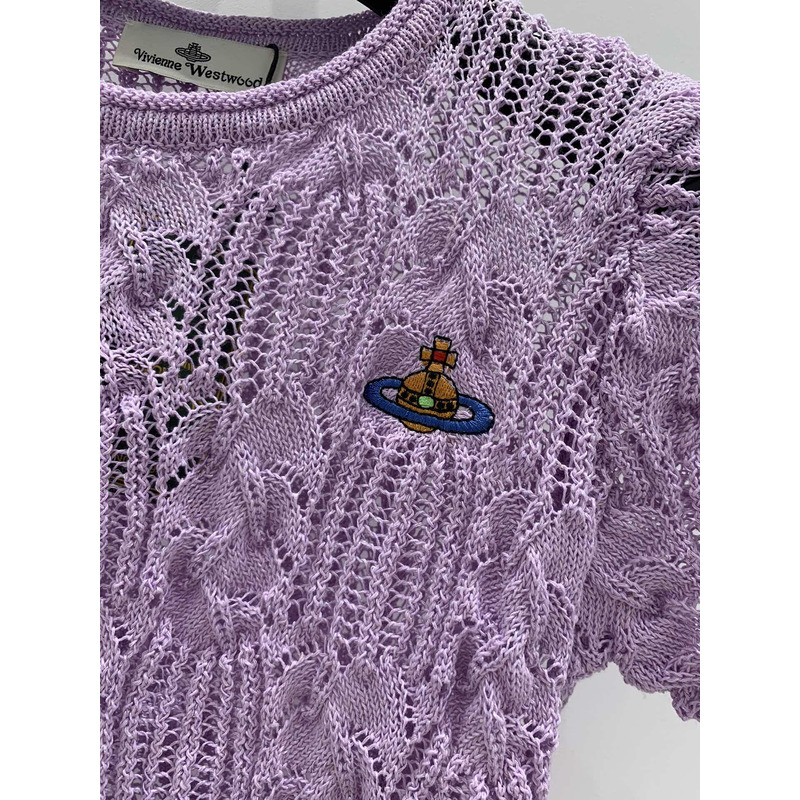 Vivienne Westwood Knit Top Purple