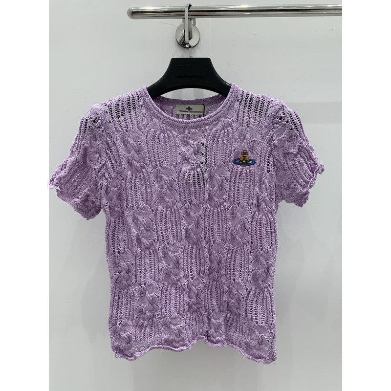 Vivienne Westwood Knit Top Purple