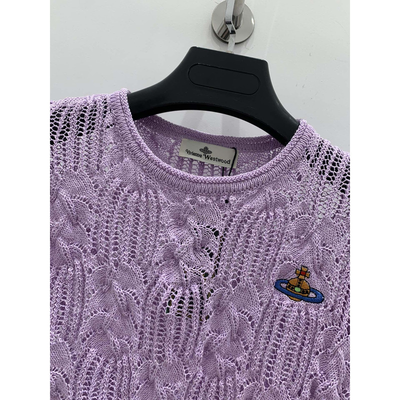 Vivienne Westwood Knit Top Purple