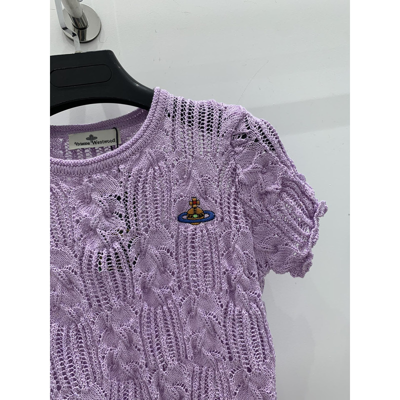 Vivienne Westwood Knit Top Purple