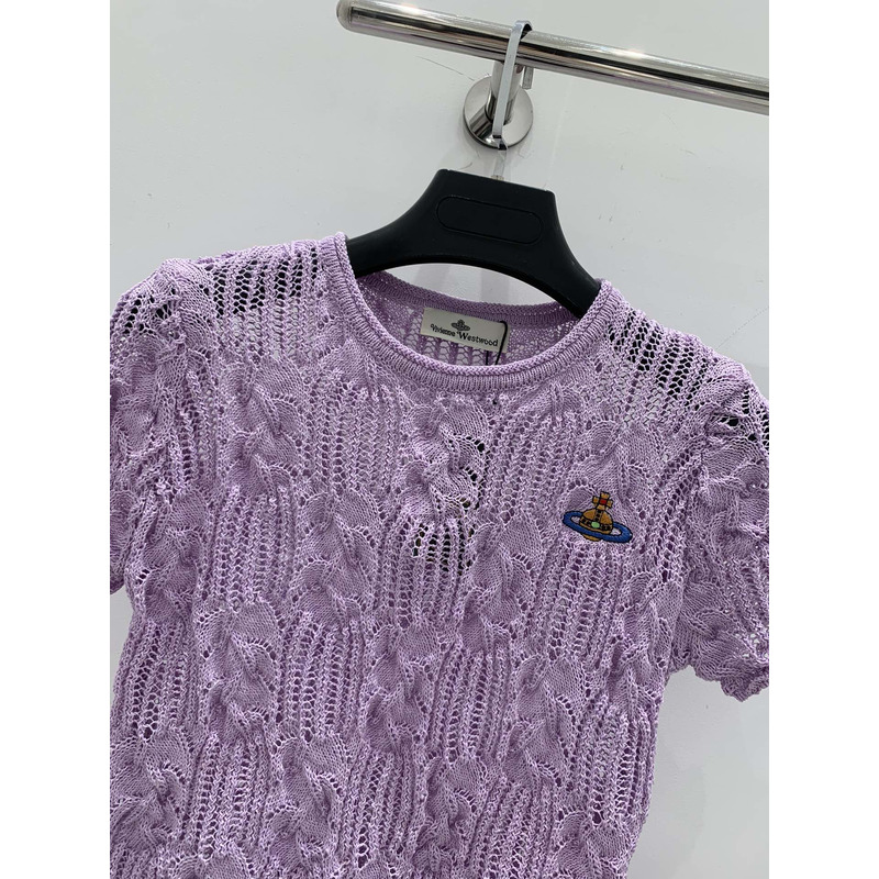 Vivienne Westwood Knit Top Purple