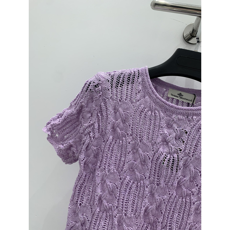 Vivienne Westwood Knit Top Purple