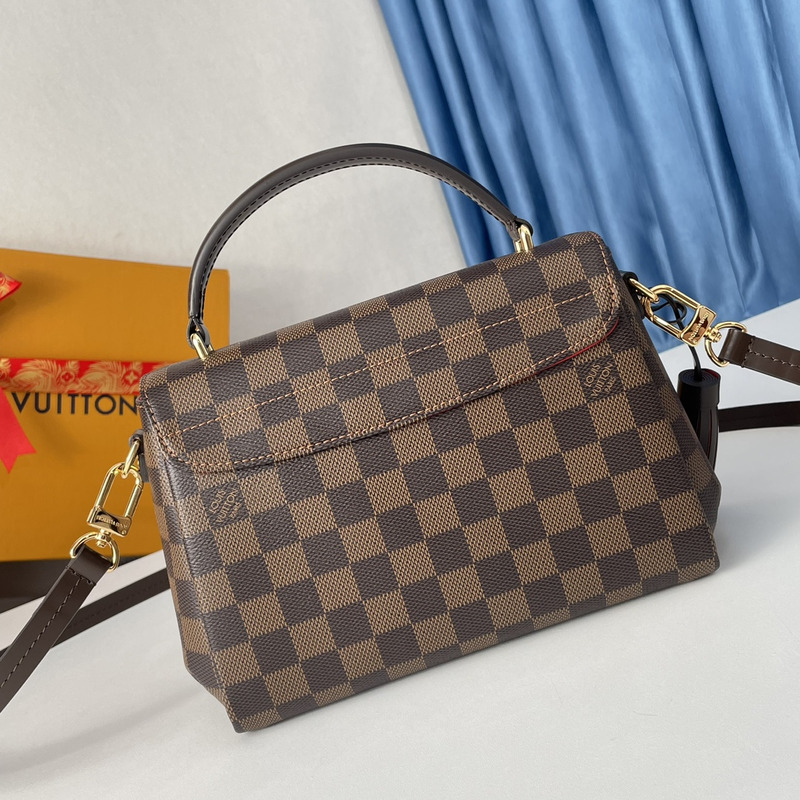 l**is V*t*n damier ebene croisette bag