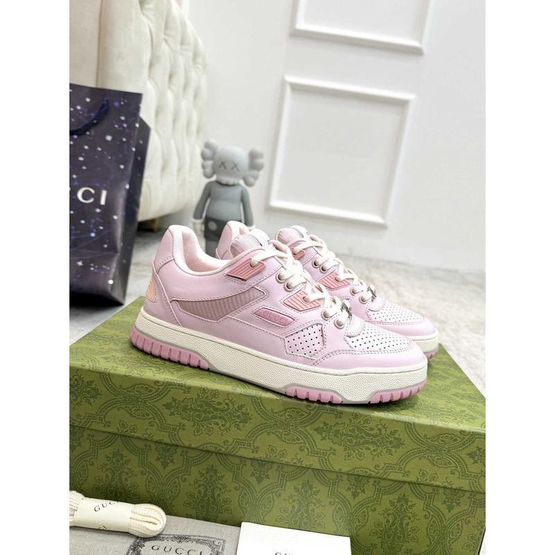 G*u*i interlocking g sneaker with leather pink