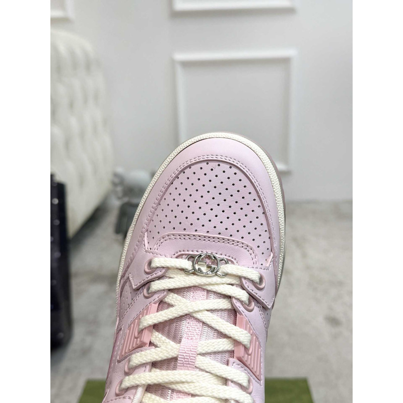 G*u*i interlocking g sneaker with leather pink