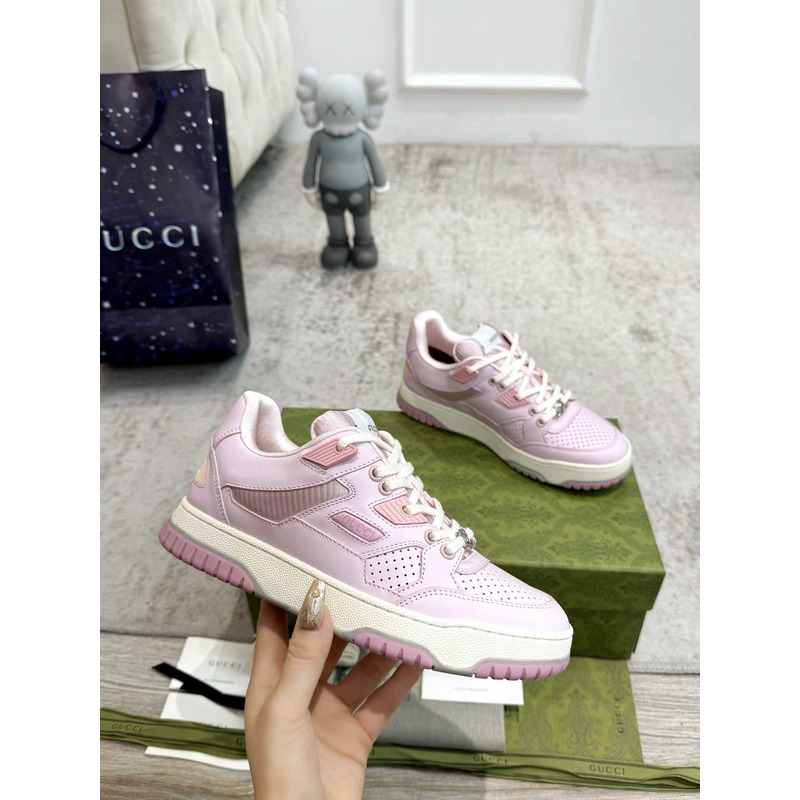 G*u*i interlocking g sneaker with leather pink