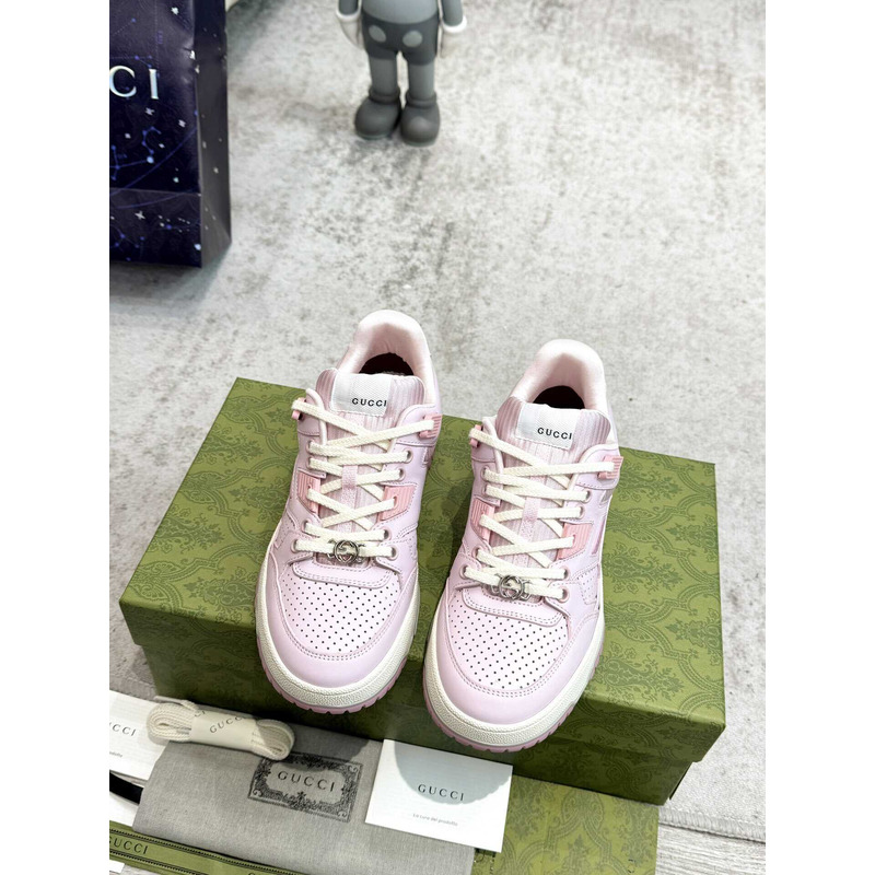 G*u*i interlocking g sneaker with leather pink