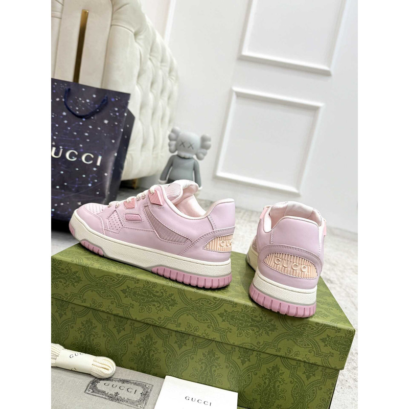 G*u*i interlocking g sneaker with leather pink