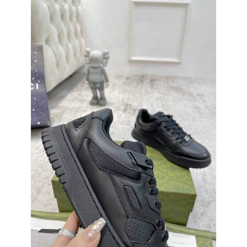 G*u*i jones leather sneaker black