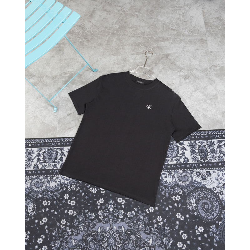 Calvin Klein Relaxed Fit Archive Logo Crewneck T-Shirt Black