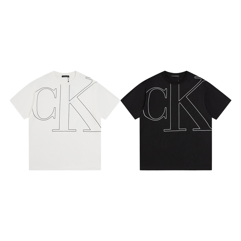 Calvin Klein Logo Cotton T Shrit White