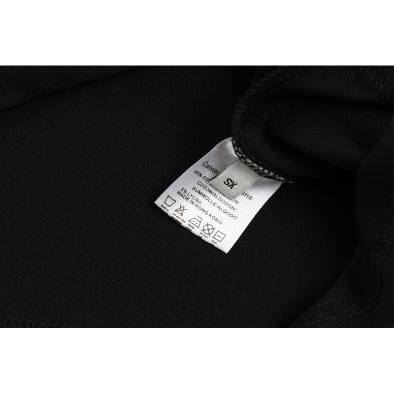 Calvin Klein Logo Cotton T Shrit Black