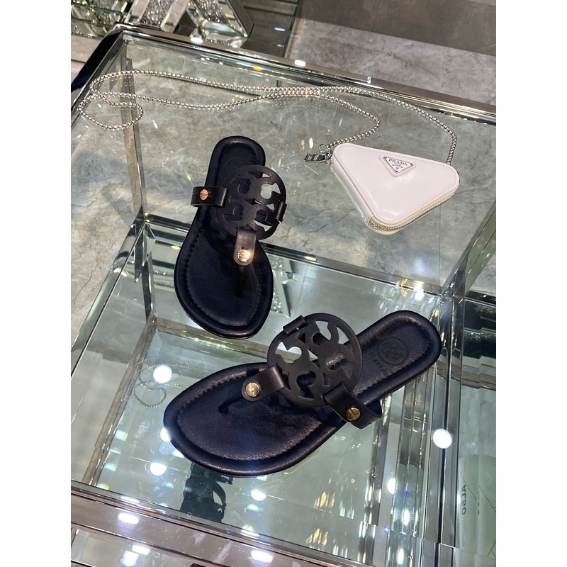 Tory Burch Mini Miller Jelly Sandals Black