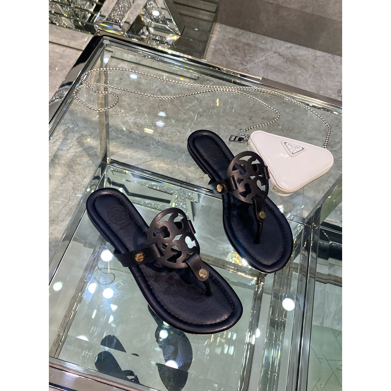 Tory Burch Mini Miller Jelly Sandals Black