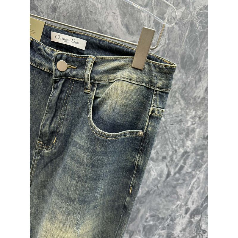 Versace Vintage Ripped Casual Wash Jeans