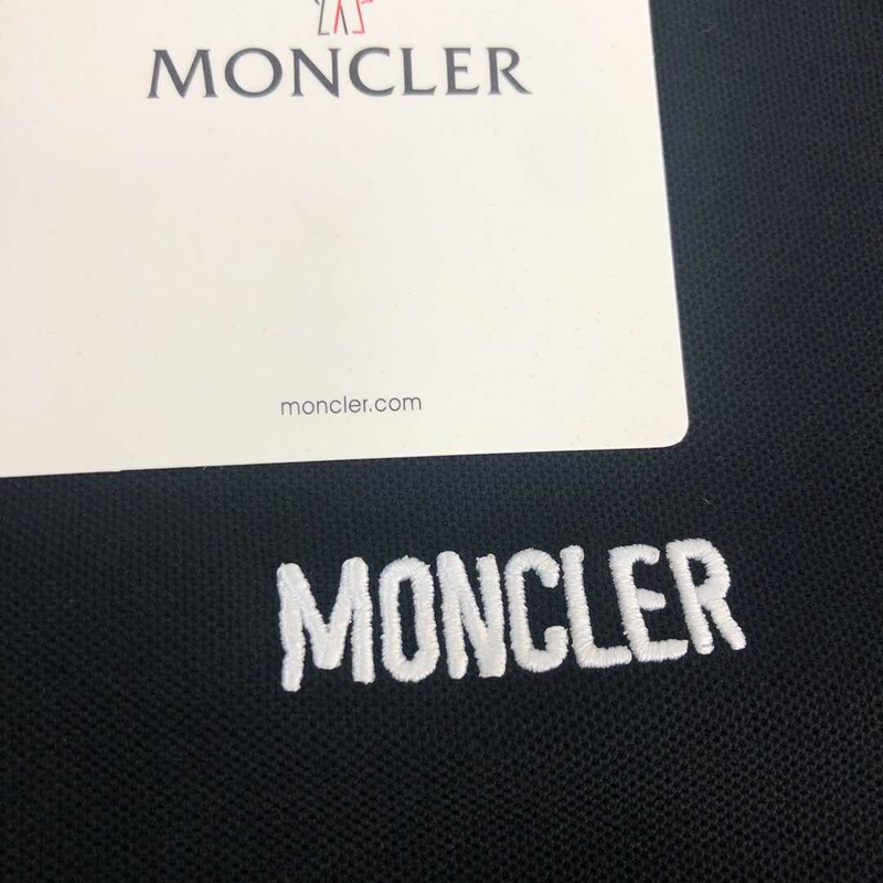 Moncler Cotton T-Shirt Black