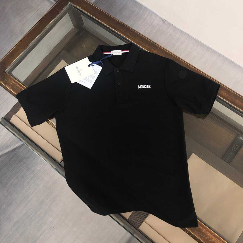 Moncler Cotton T-Shirt Black