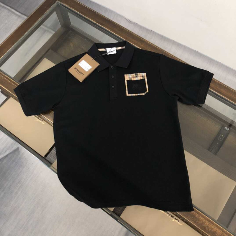 B**rry cotton polo shirt black