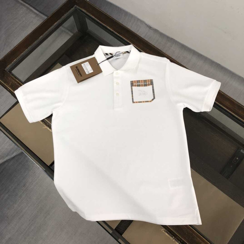 B**rry cotton polo shirt white