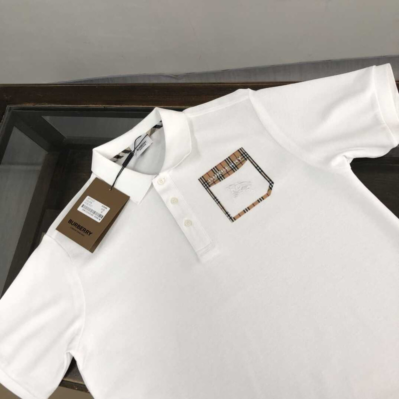 B**rry cotton polo shirt white