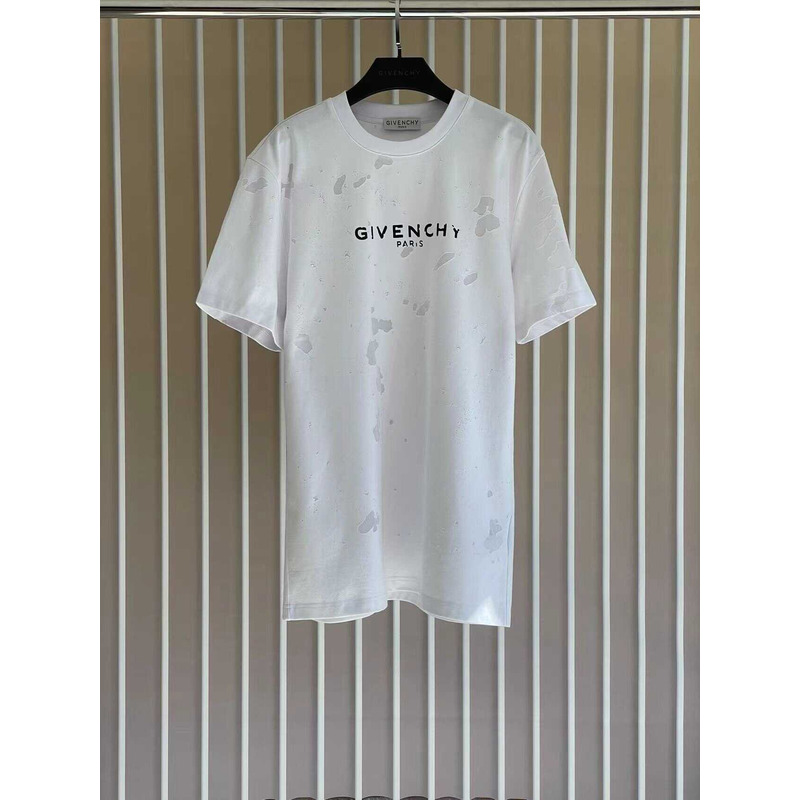 Givenchy Paris Print T-Shirt White