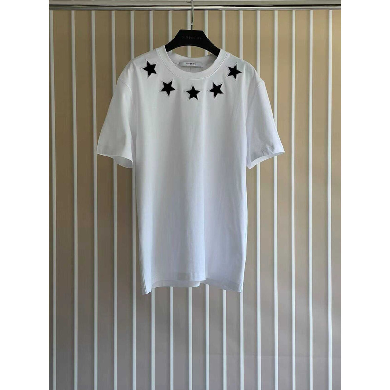 Givenchy Stars Embroidered T-Shirt White