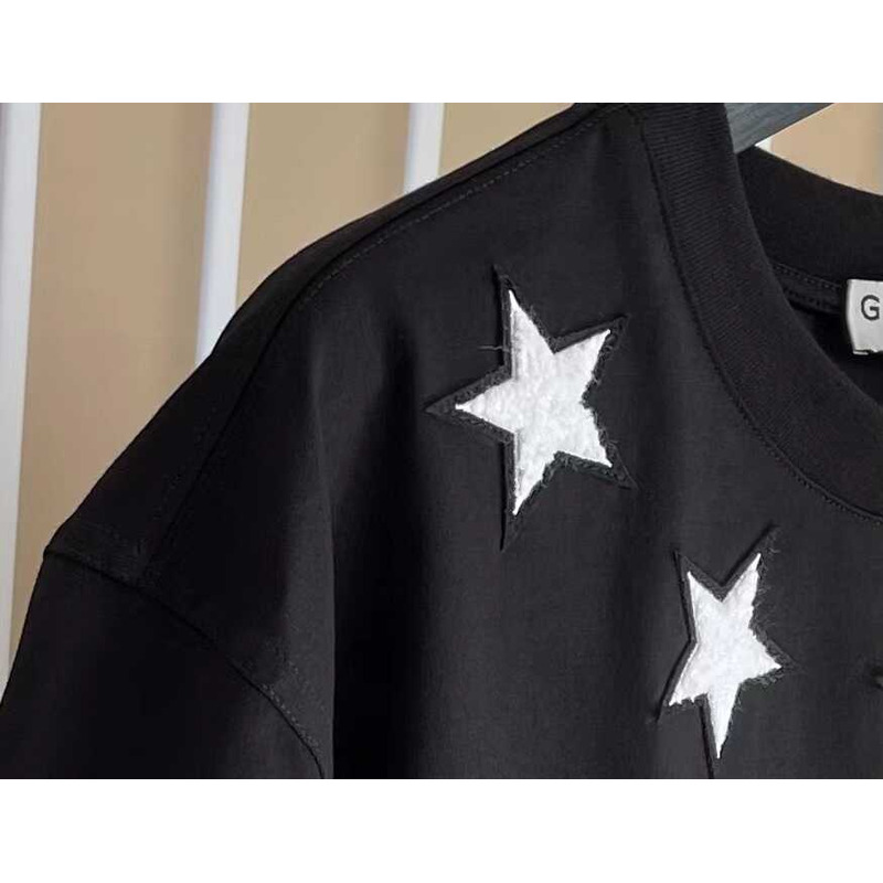 Givenchy Stars Embroidered T-Shirt Black