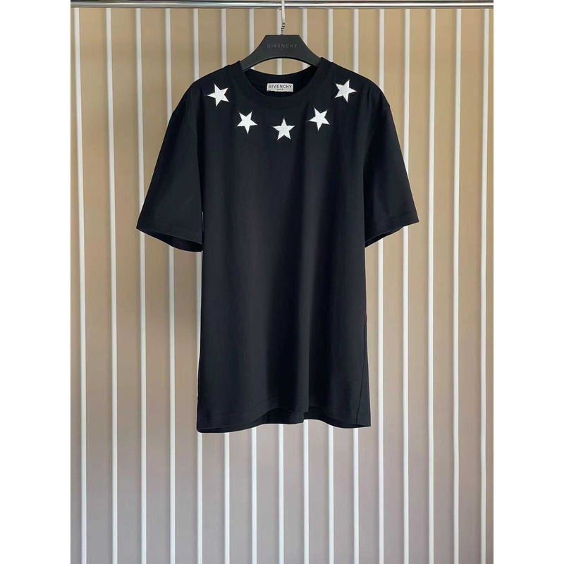 Givenchy Stars Embroidered T-Shirt Black