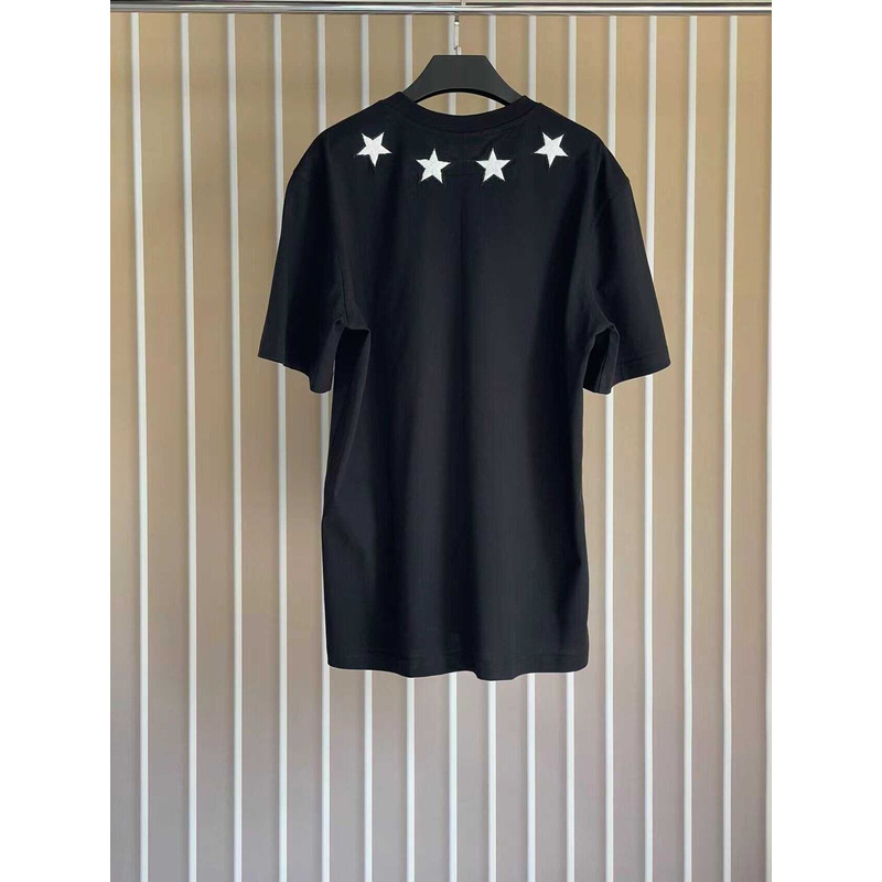 Givenchy Stars Embroidered T-Shirt Black