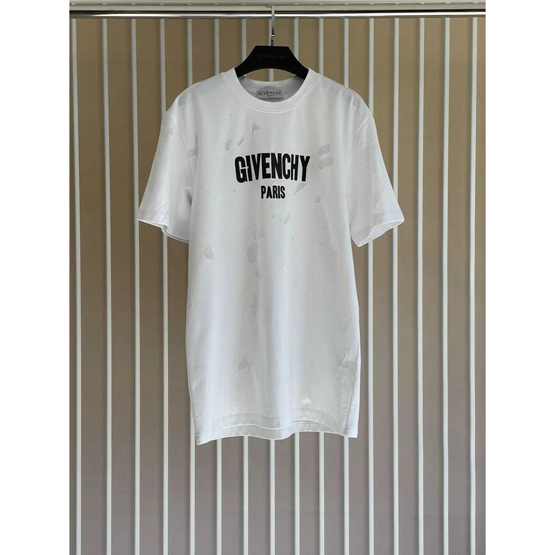 Givenchy Paris Print T-Shirt White