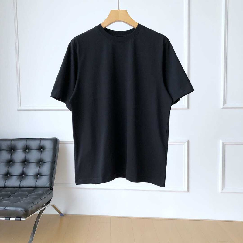 l**is V*t*n cotton crewneck t-shirt black