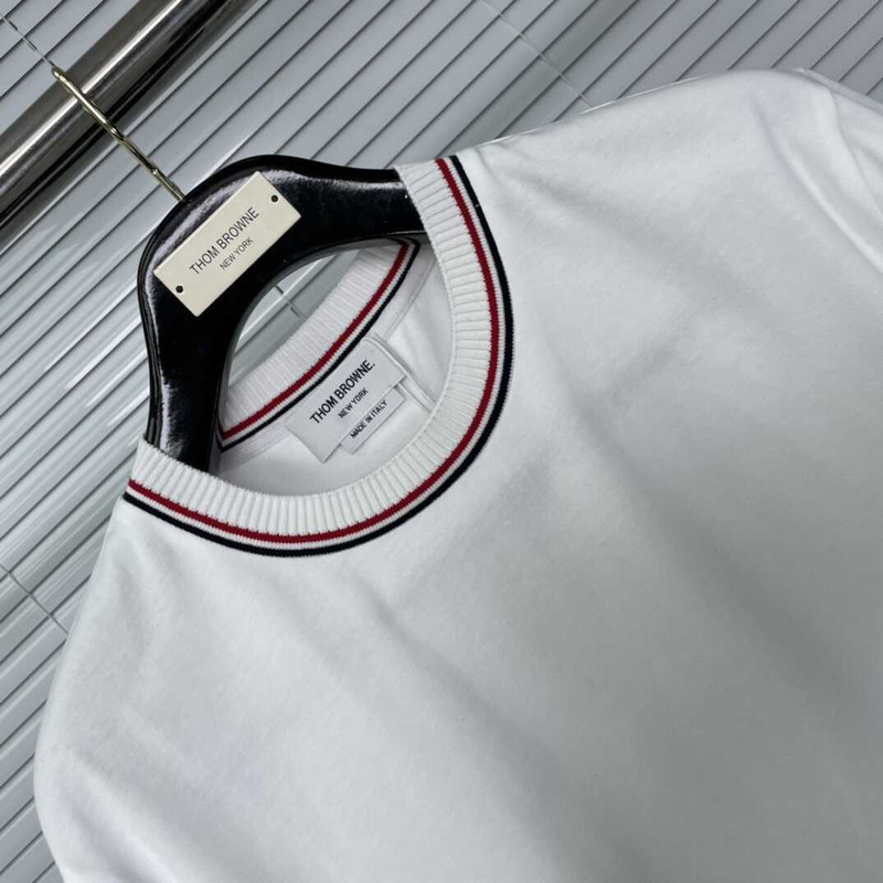 Thom Browne Cotton T-Shirt White