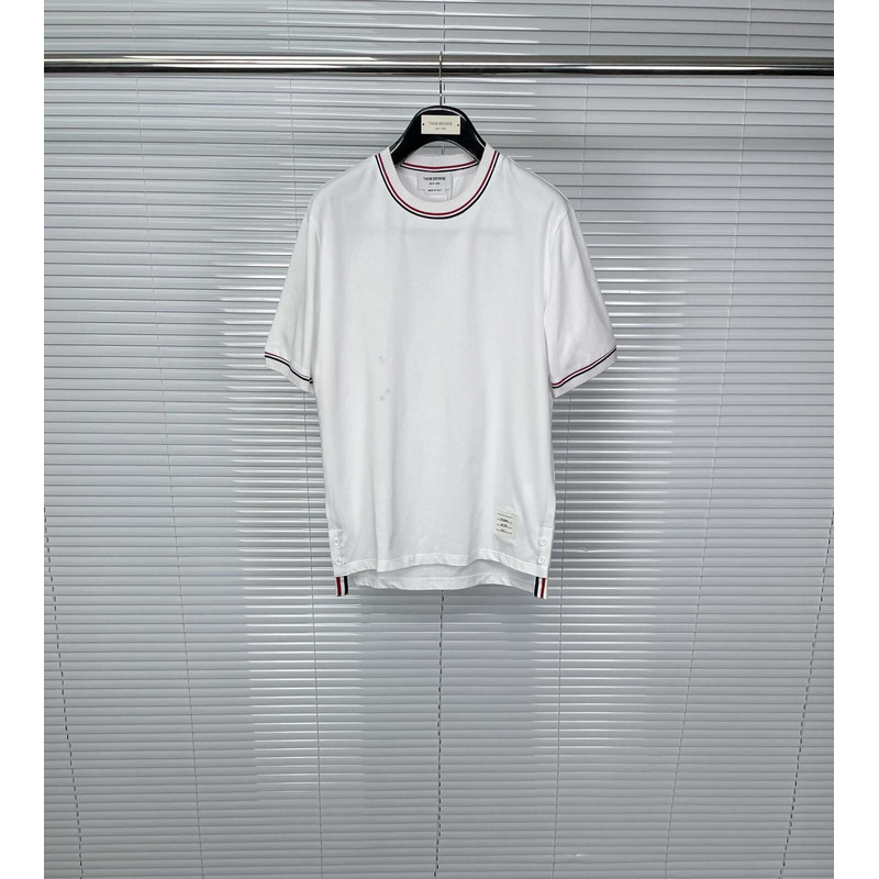 Thom Browne Cotton T-Shirt White