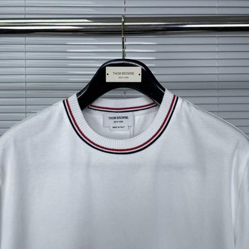 Thom Browne Cotton T-Shirt White