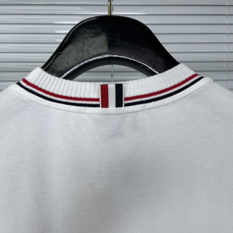 Thom Browne Cotton T-Shirt White