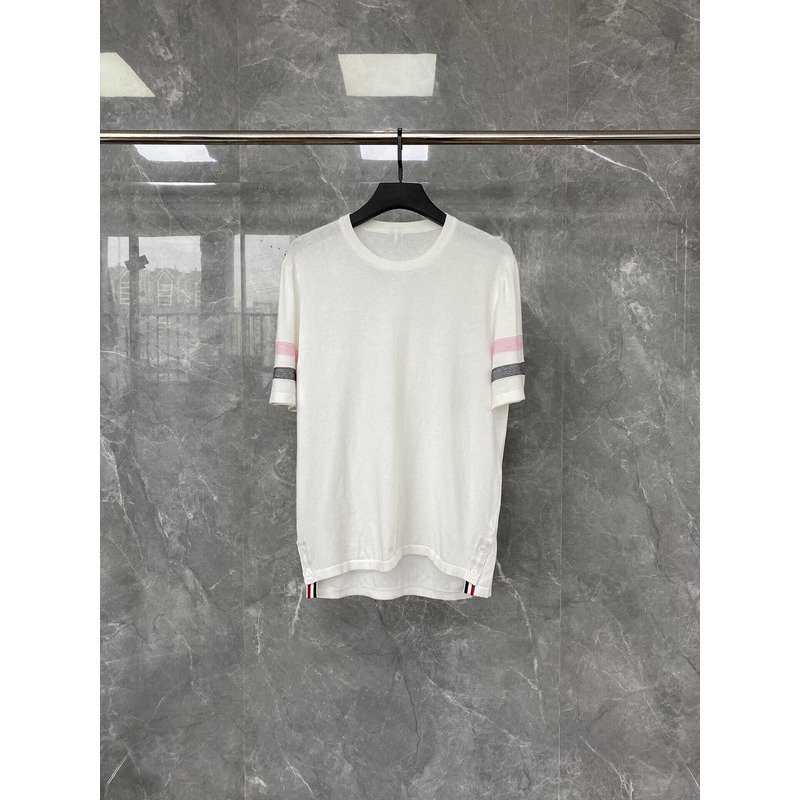 Thom Browne Crewneck T-Shirt White