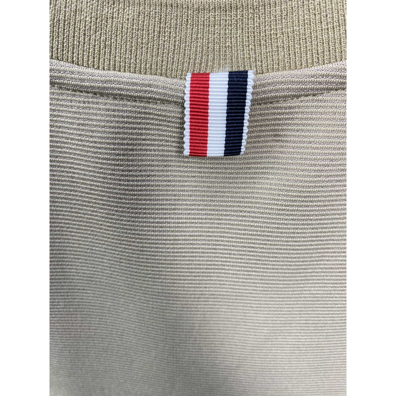 Thom Browne Cotton T-Shirt Beige