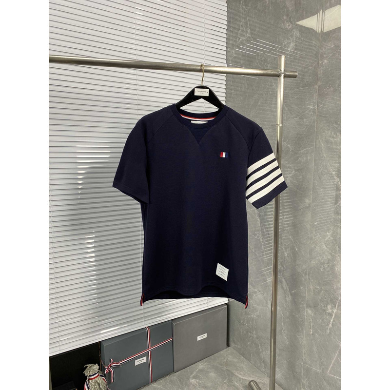 Thom Browne Thom Browne Cotton T-Shirt Black