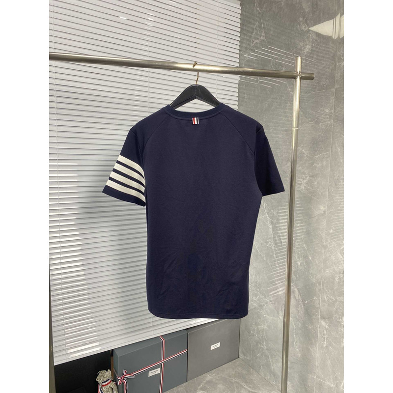 Thom Browne Thom Browne Cotton T-Shirt Black