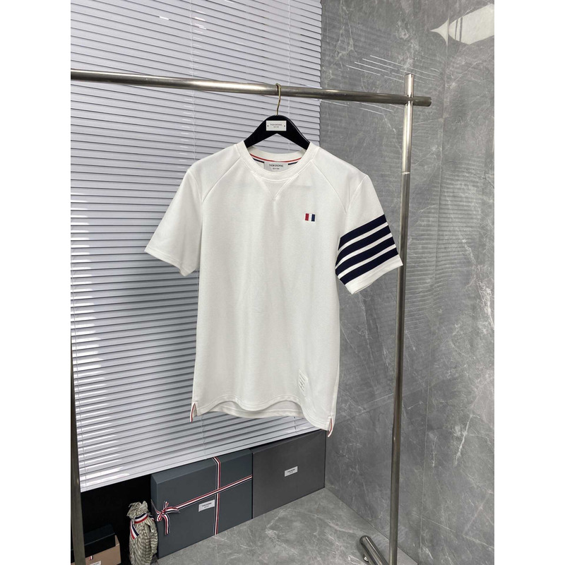 Thom Browne Thom Browne Cotton T-Shirt White