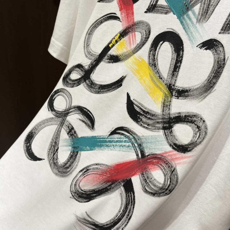 Loewe Anagram Drawing T-shirt White